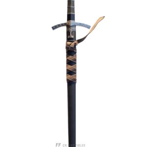 MEDIEVAL KNIGHTS OF TEMPLAR CRUSADER - SHORT SWORD (w FREE SWORD STAND)