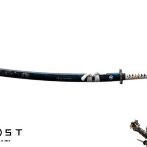 GHOST OF TSUSHIMA – THE STORM OF CLAN SAKAI, THE SWORD OF JIN SAKAI (w FREE sword stand)