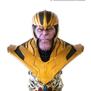 MARVEL'S AVENGERS - THANOS BUST MODEL STATUE FIGURE (RESIN REPLICA w LED)