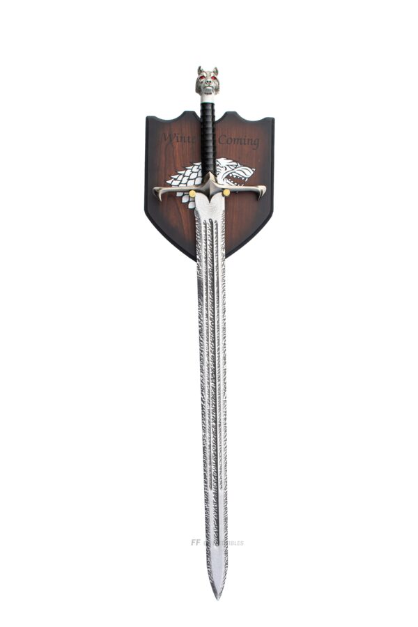 GAME OF THRONES - LONGCLAW (BOOK), THE SWORD OF JON SNOW (with FREE WALL PLAQUE)