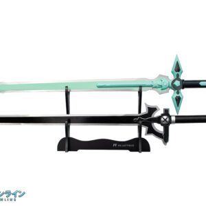 SWORD ART ONLINE - THE ELUCIDATOR AND DARK REPULSER SET (with FREE double sword stand)