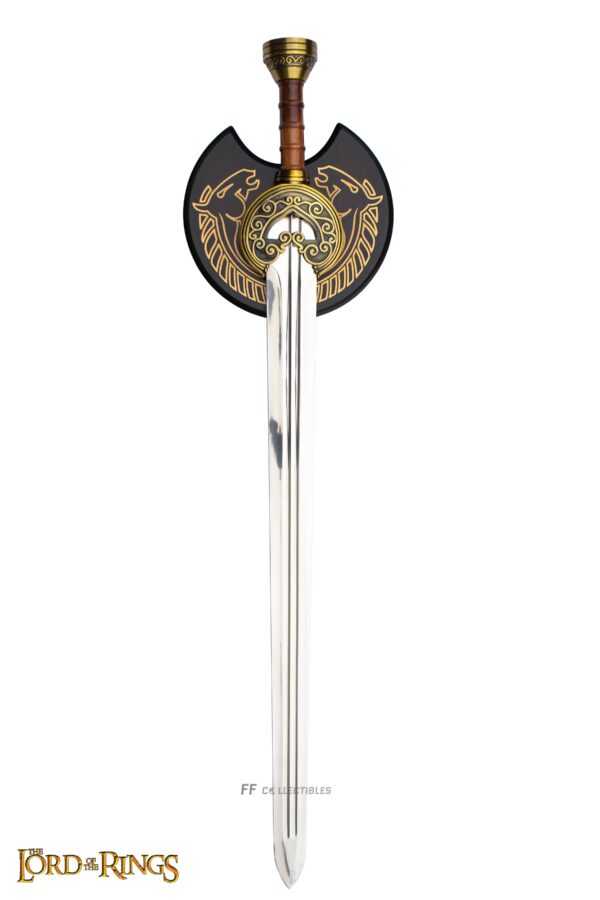 LORD OF THE RINGS - HERUGRIM, SWORD OF THEODEN (with FREE wall plaque)