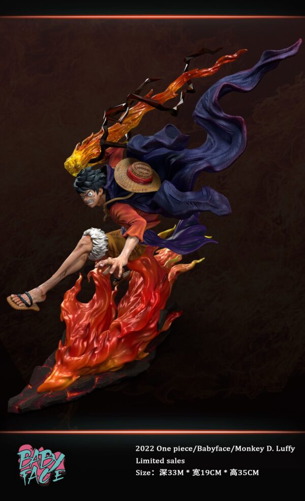 BABY FACE STUDIO – ONE PIECE: RED HAWK LUFFY [DISCONTINUED] - Image 4