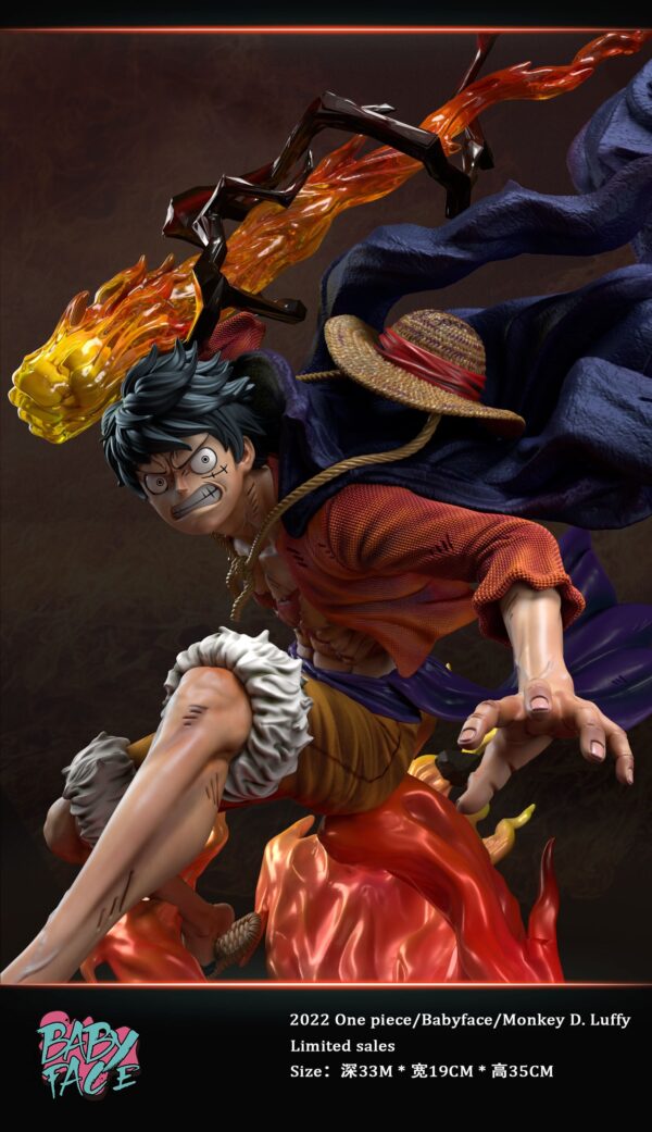 BABY FACE STUDIO – ONE PIECE: RED HAWK LUFFY [DISCONTINUED] - Image 5