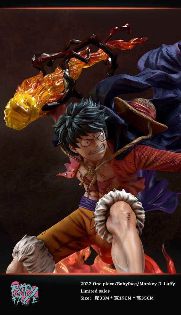 BABY FACE STUDIO – ONE PIECE: RED HAWK LUFFY [DISCONTINUED] - Image 3
