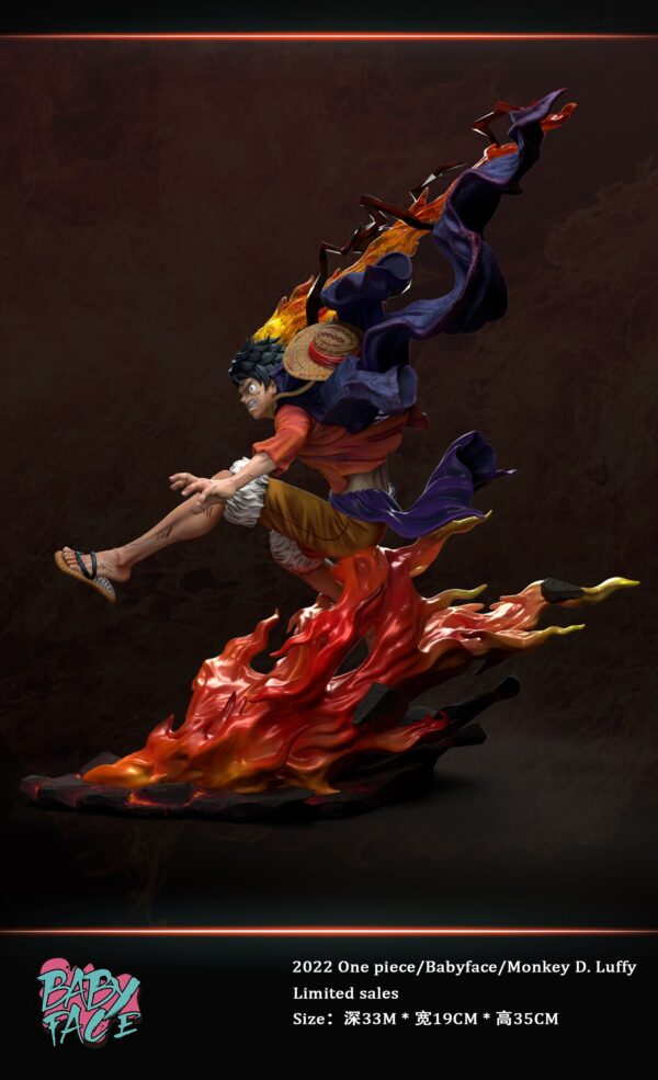 BABY FACE STUDIO – ONE PIECE: RED HAWK LUFFY [DISCONTINUED] - Image 6