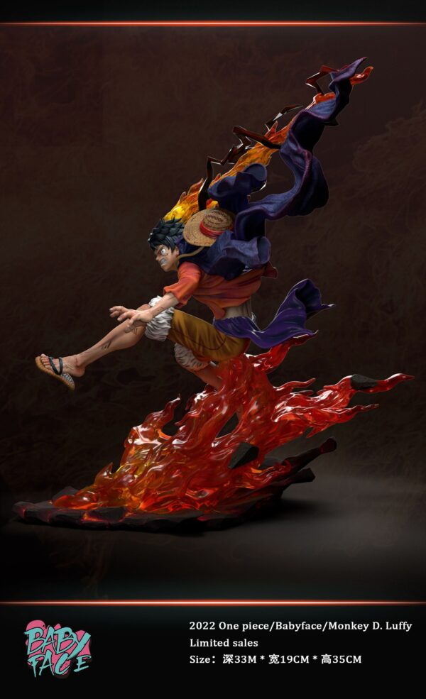 BABY FACE STUDIO – ONE PIECE: RED HAWK LUFFY [DISCONTINUED] - Image 2