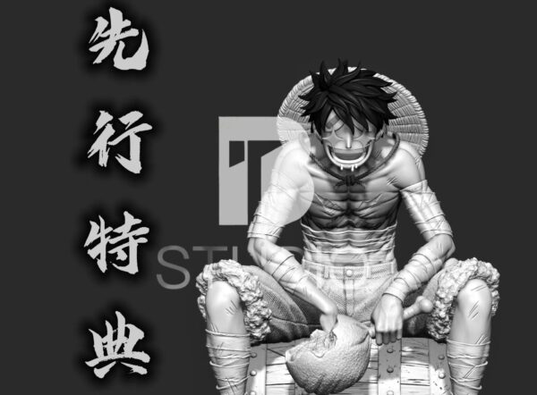 BT STUDIO – ONE PIECE: SITTING POSE SERIES LUFFY [IN STOCK] - Image 6
