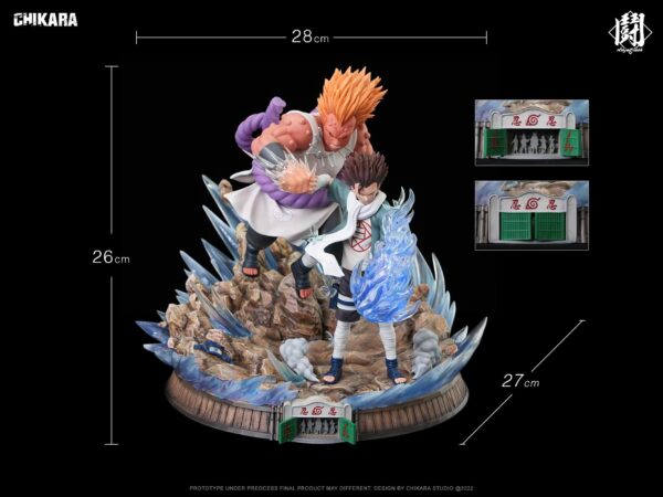 CHIKARA STUDIO – NARUTO: CHOJI AKIMICHI VS JIROBO [IN STOCK] - Image 6