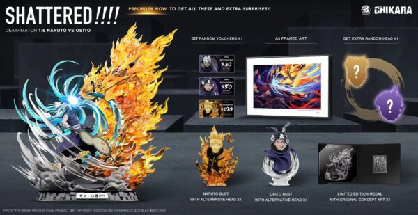 CHIKARA STUDIO – NARUTO: SHATTERED! NARUTO VS OBITO [PRE-ORDER] - Image 10