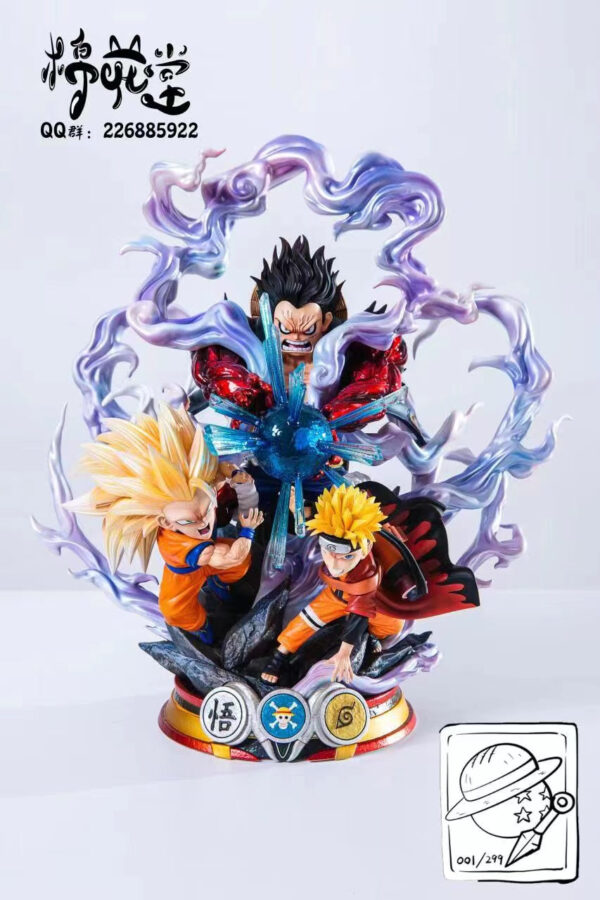 COTTON CANDY STUDIO – THE BIG THREE, LUFFY, NARUTO AND GOKU [SOLD OUT]