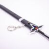 SWORD ART ONLINE – BLACK DARK REPULSER SWORD KEYCHAIN - Image 6