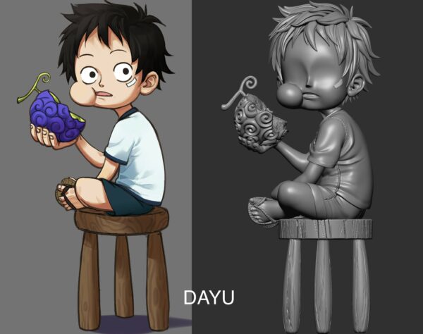DAYU STUDIO – ONE PIECE: NIKA LUFFY VS KAIDO [PRE-ORDER] - Image 11