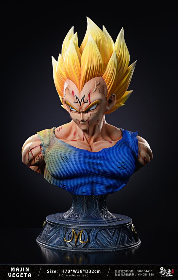 DIM MODEL STUDIO – DRAGON BALL Z: MAJIN VEGETA BUST 1/1 [IN STOCK] - Image 2