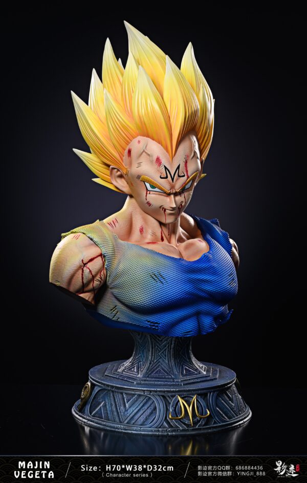 DIM MODEL STUDIO – DRAGON BALL Z: MAJIN VEGETA BUST 1/1 [IN STOCK] - Image 3