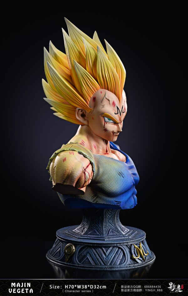 DIM MODEL STUDIO – DRAGON BALL Z: MAJIN VEGETA BUST 1/1 [IN STOCK] - Image 4