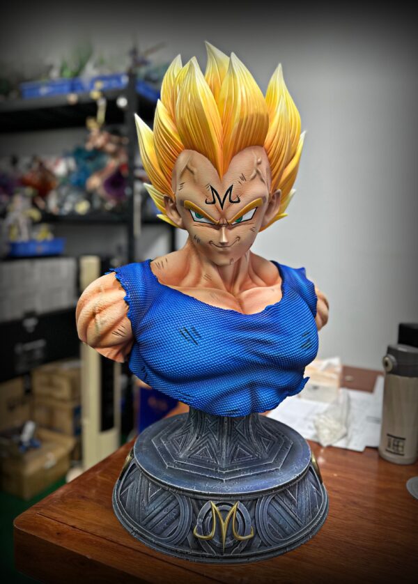 DIM MODEL STUDIO – DRAGON BALL Z: MAJIN VEGETA BUST 1/1 [IN STOCK] - Image 7