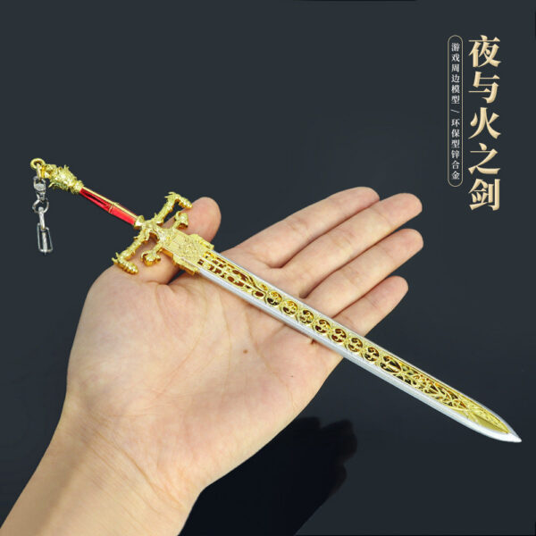 ELDEN RING – SWORD OF NIGHT AND FLAME KEYCHAIN - Image 4