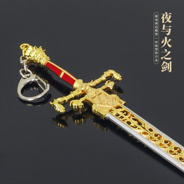 ELDEN RING – SWORD OF NIGHT AND FLAME KEYCHAIN - Image 2