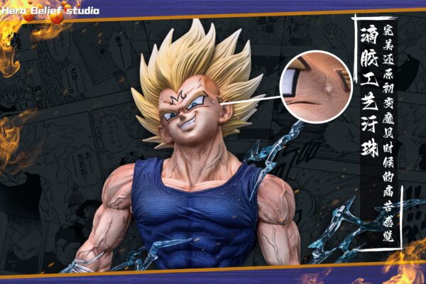 HERO BELIEF STUDIO – DRAGON BALL Z: MAJIN VEGETA [IN STOCK] - Image 4