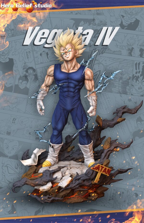 HERO BELIEF STUDIO – DRAGON BALL Z: MAJIN VEGETA [IN STOCK] - Image 8