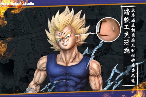 HERO BELIEF STUDIO – DRAGON BALL Z: MAJIN VEGETA [IN STOCK] - Image 11