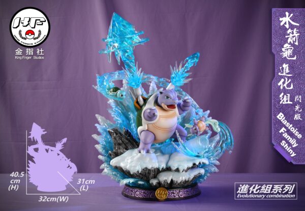 KING FINGER STUDIO – POKEMON: BLASTOISE FAMILY EVOLUTIONARY SERIES [PRE-ORDER] - Image 5