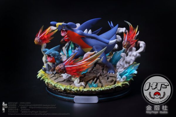 KING FINGER STUDIO – POKEMON: GARCHOMP AND GIBLE [IN STOCK] - Image 2