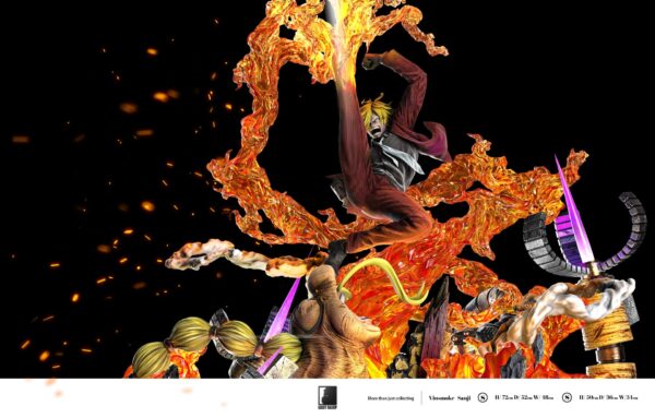 LAST SLEEP STUDIO – ONE PIECE: SANJI VS QUEEN [SOLD OUT] - Image 3