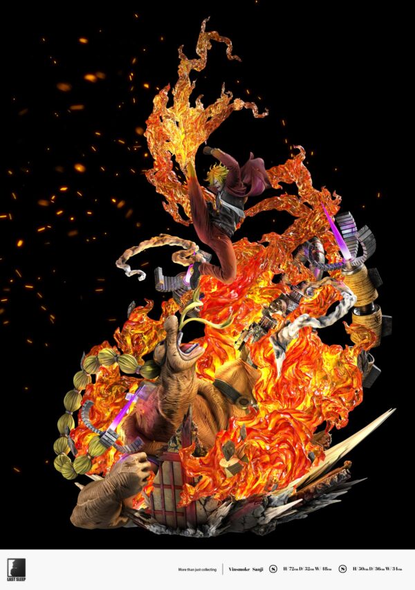 LAST SLEEP STUDIO – ONE PIECE: SANJI VS QUEEN [SOLD OUT] - Image 4