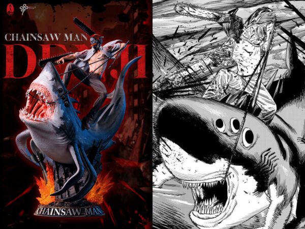 LC STUDIO – CHAINSAW MAN: HYBRID FORM DENJI RIDING SHARK FIEND BEAM [PRE-ORDER] - Image 11