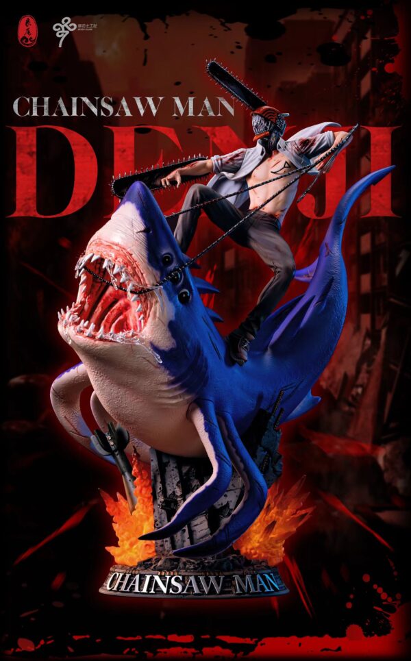 LC STUDIO – CHAINSAW MAN: HYBRID FORM DENJI RIDING SHARK FIEND BEAM [PRE-ORDER] - Image 2
