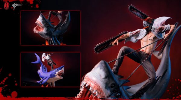 LC STUDIO – CHAINSAW MAN: HYBRID FORM DENJI RIDING SHARK FIEND BEAM [PRE-ORDER] - Image 5