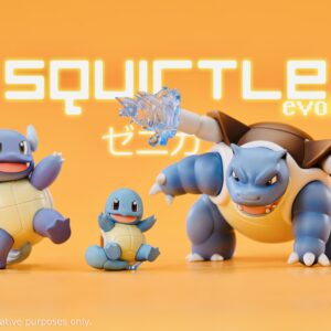 MG STUDIO – POKEMON: SCALE WORLD SERIES, BLASTOISE EVOLUTION FAMILY [IN STOCK]