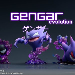 MG STUDIO – POKEMON: SCALE WORLD SERIES, GENGAR EVOLUTION FAMILY [IN STOCK]
