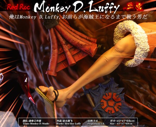 MONKEY D STUDIO – ONE PIECE: RED ROC LUFFY [SOLD OUT] - Image 6