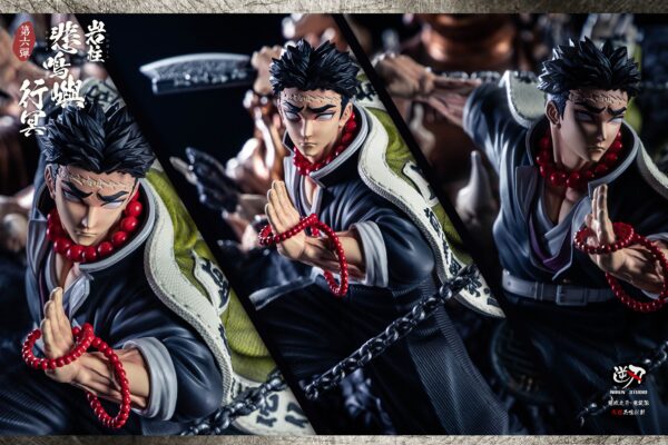 NIREN STUDIO – DEMON SLAYER: HASHIRA SERIES 6. STONE HASHIRA, GYOMEI HIMEJIMA [IN STOCK] - Image 8