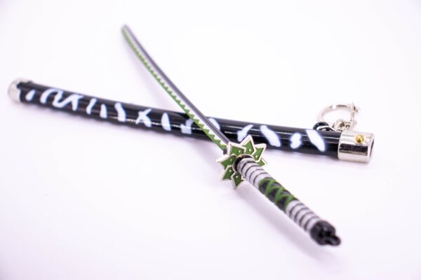 DEMON SLAYER – SANEMI SHINAZUGAWA’S NICHIRIN SWORD KEYCHAIN - Image 4