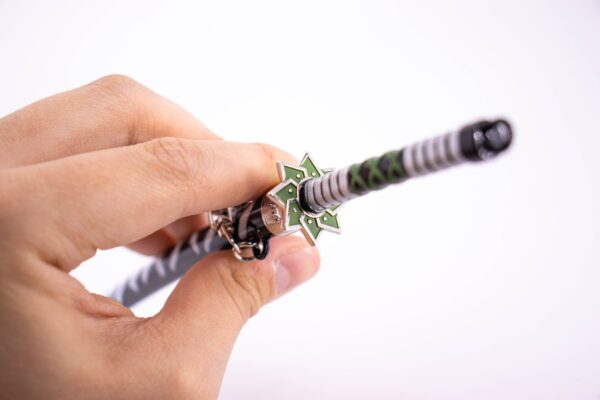 DEMON SLAYER – SANEMI SHINAZUGAWA’S NICHIRIN SWORD KEYCHAIN - Image 7