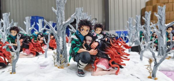 UP ART STUDIO – DEMON SLAYER: TANJIRO AND NEZUKO’S SNOW SCENE [SOLD OUT] - Image 2