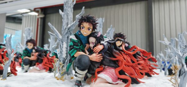 UP ART STUDIO – DEMON SLAYER: TANJIRO AND NEZUKO’S SNOW SCENE [SOLD OUT] - Image 4