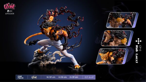WINK STUDIO – ONE PIECE: “POP” SERIES 3. AWAKENING FORM ROB LUCCI [DISCONTINUED]