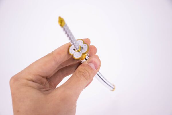 DEMON SLAYER – ZENITSU AGATSUMA’S NICHIRIN SWORD KEYCHAIN - Image 8