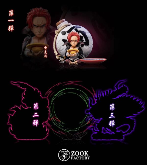 ZOOK FACTORY STUDIO – ONE PIECE: FOUR EMPEROR SERIES 1. RED-HAIRED SHANKS [SOLD OUT] - Image 4