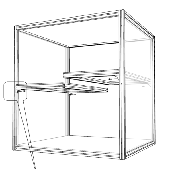 MODUSPACE – DF SERIES ADJUSTABLE HALF SHELF [PRE-ORDER] - Image 7