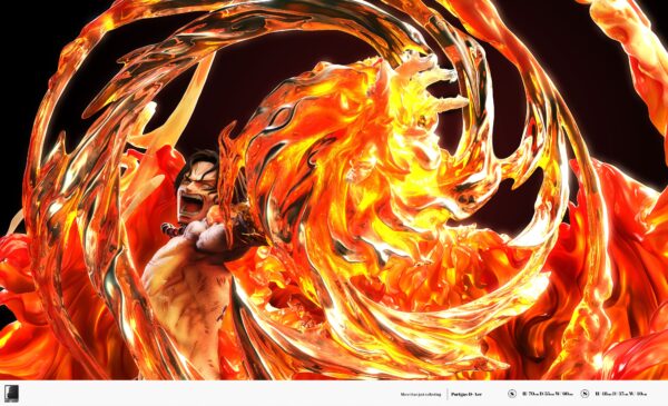 LAST SLEEP STUDIO – ONE PIECE: FIRE PHOENIX ACE [PRE-ORDER] - Image 4