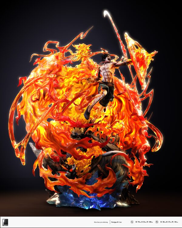 LAST SLEEP STUDIO – ONE PIECE: FIRE PHOENIX ACE [PRE-ORDER] - Image 3
