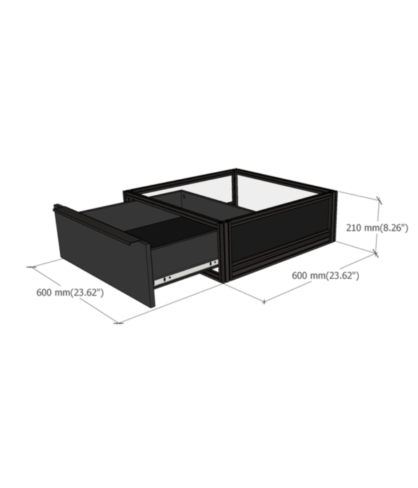 MODUSPACE – DF SERIES DISPLAY RISER WITH DRAWER [PRE-ORDER] - Image 2