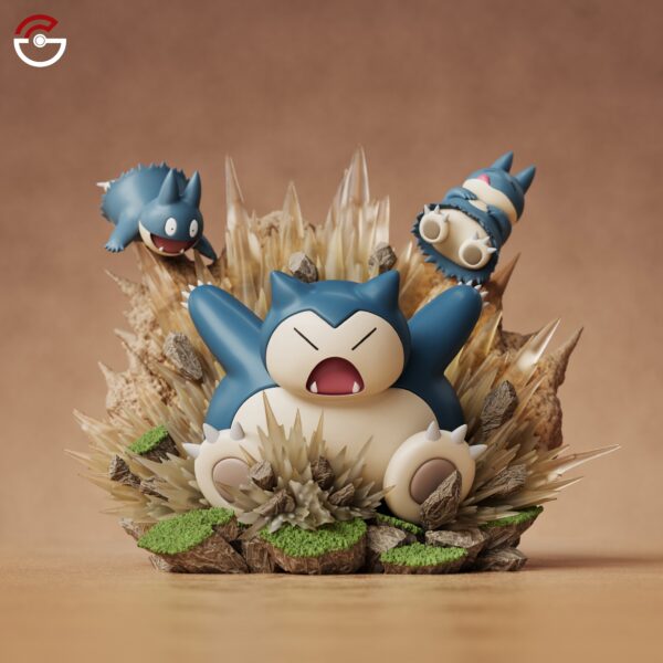 GUANG ZHU STUDIO – POKEMON: SNORLAX EVOLUTION FAMILY [PRE-ORDER]