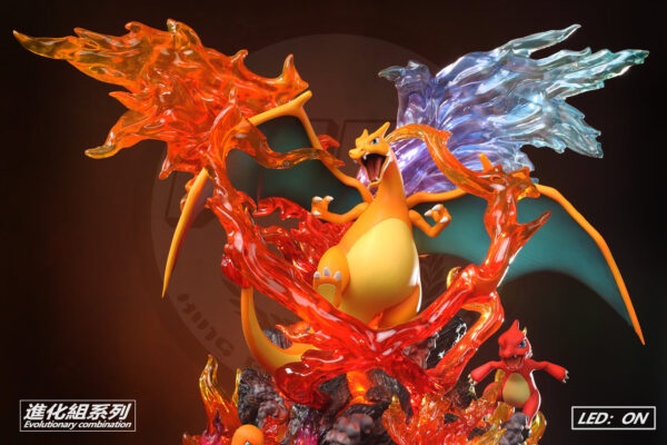 KING FINGER STUDIO – POKEMON: CHARIZARD FAMILY EVOLUTIONARY SERIES [PRE-ORDER] - Image 4